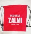 Drawstring Bag-Red. 