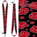 Anime Naruto Keychains Akatsuki Sharingan Keyring DIY Ribbons Halloween Fashion Unisex Cosplay Accessories Gifts. 