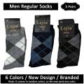 Pack of 3 Pairs High Quality Men Socks for Winter Socks for Men - Random Colors - Winter Collection Men's Dress Socks. 