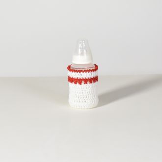 Baby feeder cover 11Oz or 4Oz -  Baby feeding bottle cover -  space design in blue color hand crochet feeder covers