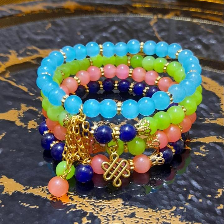 Elegant Handmade Boho Bohemian Beads Bracelet for All Occasion Eid