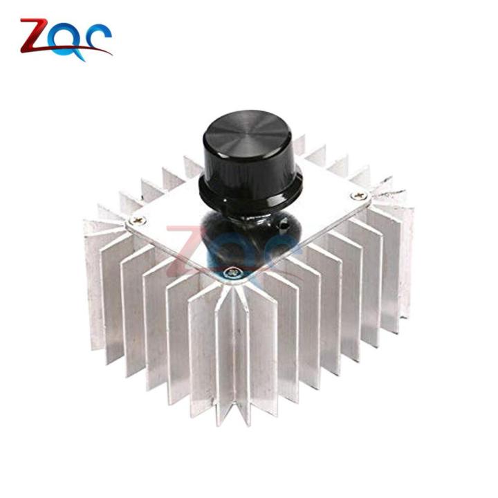 AC Motor Speed Controller AC 220V 5000W Thyristor Motor Speed Control Adjustable Power Temperature Controller LED Light Dimmer