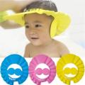 Baby Shower Cap Adjustable Hair Wash Hat for Newborn Infant Ear Protection Safe Children Kids Shampoo Shield Bath Head Cover. 