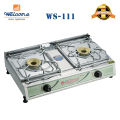 Welcome Gas Stove / 2 Burner Stove With Auto Ignition - Silver. 