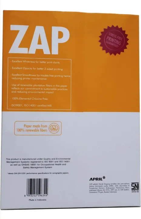 ZAP%2070gm%20A4%20Size%20Paper%20Ream%20%E2%80%93%20500%20Sheets%20-%20Image%204