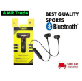 Wireless Bluetooth Handfree - Original Sports Wireless Handfree Bluetooth - Wireless Handsfree Earphones Headset Compatible with Android and other Neckband Headphones IOS Devices with Mic. 
