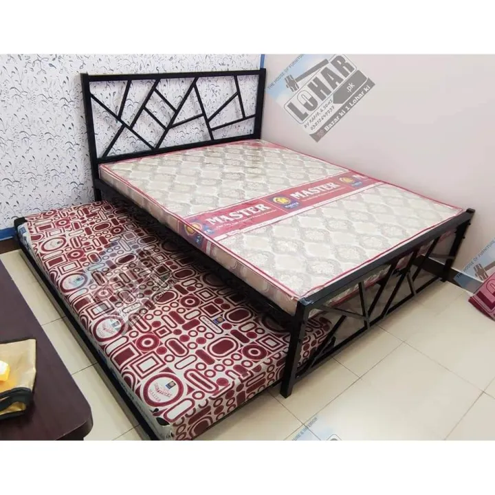 Iron%20Double%20Bed%20with%20Sliding%20Trundle%20/%20Day%20bed%20(Luxury%20Design)%20-%20Image%202
