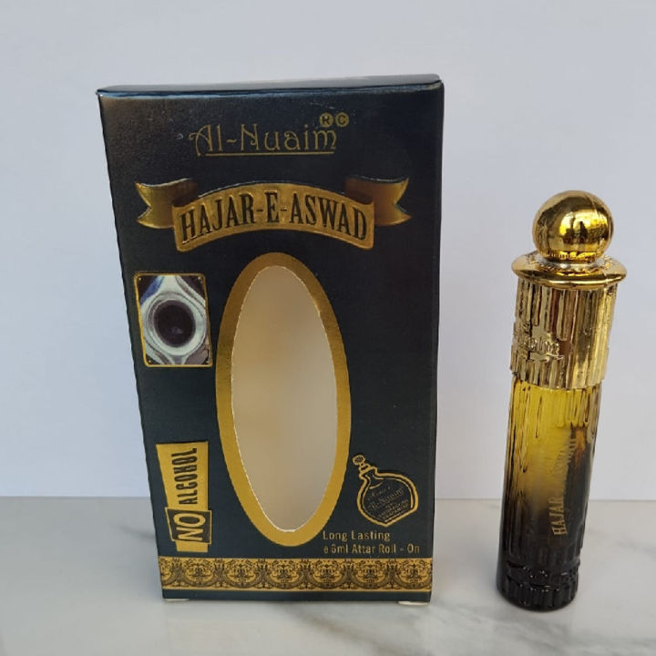Al Nuaim Hajar E Aswad 6 ML Attar Roll On Al-Nuaim (Perfume Oil) for men and women