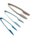 Chumta tong 3pcs Food Serving Tongs - Plastic Nesting Mini Tongs- for snack / candy / salad / bread / cake. 