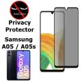 Samsung A05 / A05s Privacy Protector 45 Degree HD Tempered Glass Anti Spy Privacy Protector for Samsung A05 / A05s. 