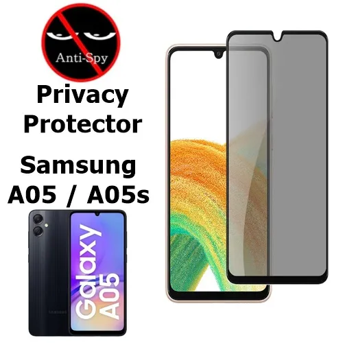 Samsung%20A05%20/%20A05s%20Privacy%20Protector%2045%20Degree%20HD%20Tempered%20Glass%20Anti%20Spy%20Privacy%20Protector%20for%20Samsung%20A05%20/%20A05s%20-%20Image%202