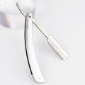 Silver Barber Classic Shaving Razor Blade Holder Pro Salon Men Stainless Steel Folding Manual Razor. 