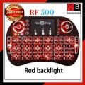 Mini Touch Pad RF 500 Wireless with 3 Colour Backlight Keyboard Mouse - rf500 keyboard – rf500 wireless keyboardBy QB. 