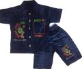 Baby Boy Suit, Long Sleeve Shirt+Pants kids dress wedding eid party denim jeans. 