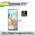 2 Pcs Samsung A71 Tempered Glass Screen Protector Premium High Quality Polish Glass For Samsung A71. 