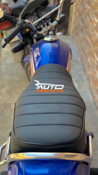 Honda Pridor Comfortable Seat Cover with 12mm Foam Padded Japanese Leather Seat Cover, Comfortable for daily use bikers, Water Proof, Scratch Proof, Heat Resistant.