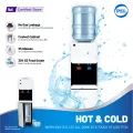 Pel Water Dispenser  Model  PWD 315 Smart  Black & White Color  5-Liters Big Tank Capacity Steeliness Steel Water Tank With Refrigerator-1 Year Warranty. 