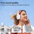 GOOJODOQ J218 Wireless Headphones Bluetooth 5.3 Earphones Foldable Gaming Headset Sport Headphone with Mic Music Earbuds 200mAh. 