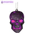 Amamia Car Hanging Decor Color Printing Halloween Skull Car Hanging Ornament. 