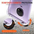 For Nokia G20 / Nokia G10 Back Cover Shockproof Transparent Soft TPU Silicone Protector Phone Case with Shock Absorption Bumper Corners. 