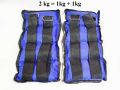 1 KG Ankle Weights Adjustable Leg Weight Strap Running Gym - 1 Pair. 