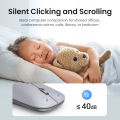 UGREEN Silent Wireless Mouse Adjustable 4000 DPI For MacBook Tablet Computer Laptop PC Mice 3cm Slim Quiet 2.4G Wireless Mouse. 
