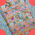 Butterfly Print Summer Season Lawn Unstitched 2 Pieces Suit. 