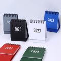 2023 New Small Calendar Office Schedule Timetable with Sticker Desktop Ornament. 