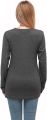 Fast Forward Women’s Tunic Blouse Twist Knot, Long Sleeves T Shirt, Loose Fitting Pullover Tops. 