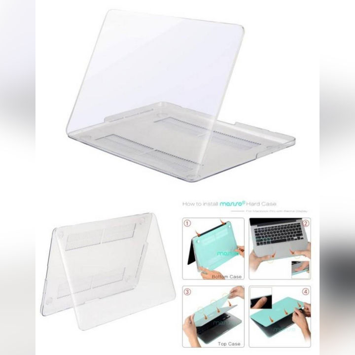 Macbook shell case 13 inch Air Transparent