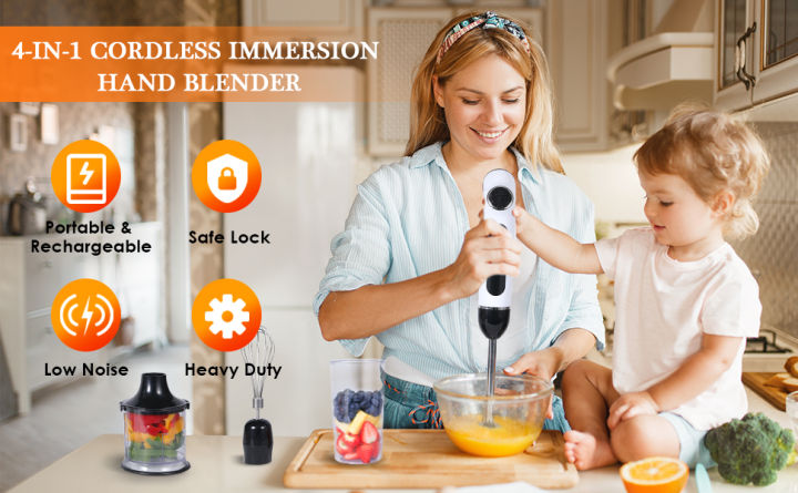 Cordless%20Hand%20Blender%20USB%20Rechargeable,%204-in-1%20Immersion%20Hand%20Blender%20with%20Sturdy%20Titanium%20Plated%20Stainless%20Steel%20Blades,%20Including%20500ml%20Chopper,600ml%20Beaker%20and%20whisk%20-%20Image%204