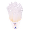 Disposable plastic straw mung bean smoothie drink juice lengthened milk tea cup medium and thick independent packaging straw. 