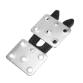 4 Pcs Sofa Couch Sectional Furniture Connector Joint Snap Alligator Style. 