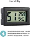 Mini Digital Humidity Thermometer Hygrometer Temperature Meters Gauge Indoor Lcd Display for Car Guitar Reptile Greenhouse Egg Incubator Humidor Home Room Black. 