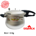 SONEX Belly Pressure Cooker | 5Ltr - 7Ltr - 9Ltr -11Ltr | Aluminium | Heavy Weight Pressure Cooker | Degchi Pressure Cooker | Handi Cooker. 