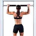 Iron Door Way Gym Bar - Silver - pull up bar. 