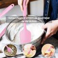 SILICONE  BAKING PASTRY SCRAPPER SPATULA NON-STICK CREAM BUTTER SPATULA HEAT RESISTANT KITCHEN BAKING. 