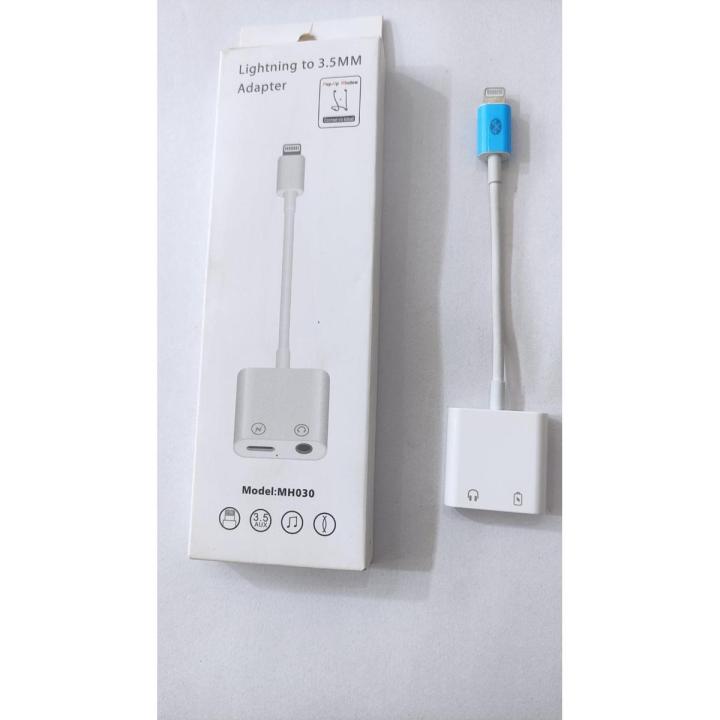 Best Genuine Jack For IPhone 2 in 1 Gaming Lighting Gaming Splitter Adapter Headphone Jack Aux Audio & Charger Adapter Cable Connector for IOS Compatible For Apple