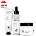 (Pack Of 3) WBM Morning Skin Care Kit | Facial Cleanser, Whitening Restore Cream & Dark Spot Serum. 