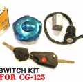 Honda CG125 3pcs switch kit with Computerised keys. 