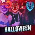 Vist Fox Party Face Cover Battery Powered Halloween Carnival Party Face Cover. 