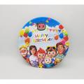 COCOMELON THEME PAPER PLATES ( PACK OF 10 PAPER PLATES ). 