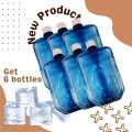 Refreeze able ice pack (pack of 6) gel bottle for DC & AC Room cooler, for vegetable and fruit also. 