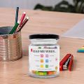 (GGBR) Painted Mason Holiday Garden Statues Outdoor Read Me When Verses Jar Verse Jar Prayer Jar Verses Blessings Jar. 