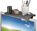 Screen Top Shelf TV Screen Caddy Holder Adjustable Screen Shelf Screen Rack Foldable Monitor Top Shelf Mount Organizer Stand Bracket Holder for Flat Screen TV Computer. 