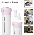 4 in 1 Travel Bottle Dispenser Leak Proof Refillable Toiletry Container Dispenser. 