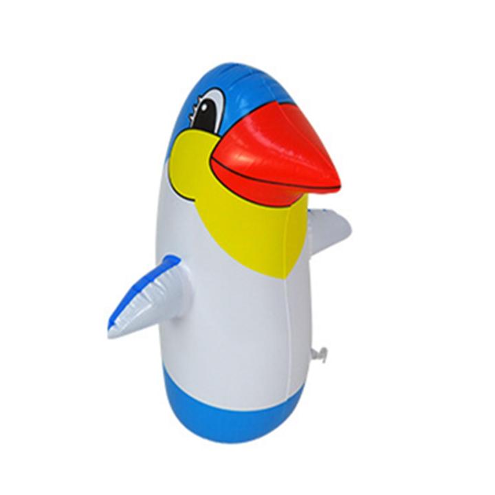 Aomeidaju Inflatable Penguin Flexible Kids Swing Penguin Blow Up Toy 3D Punch Bag