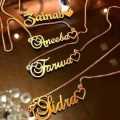 costumized name locket 24k gold plated. 