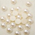 8MM 100pcs Half Round Pearl Bead Flat Back Beads For Jewelry And Crafts Making Pearls Beads. 