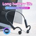 New KS19 Bone Conduction Wireless Bluetooth Headset Ear Hook Earphones Non-in-Ear Earbuds Sports Waterproof Wireless Headphones. 